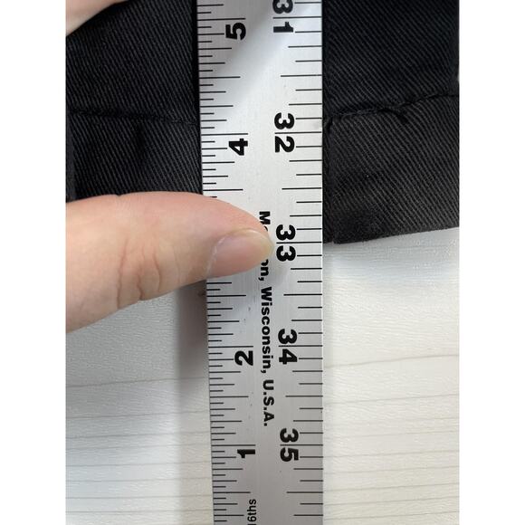 Aeropostale Pants Womens 12 Black Low Rise Flare Pocket Casual Tencel Blend - Picture 7 of 12